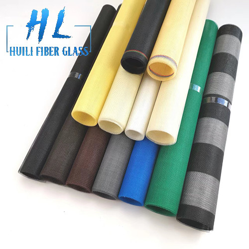 Sıcaklık Seti Kapalı Selvedge ile cam lif böcek ekranı 0.25mm iplik çapı 3.0m kadar geniş