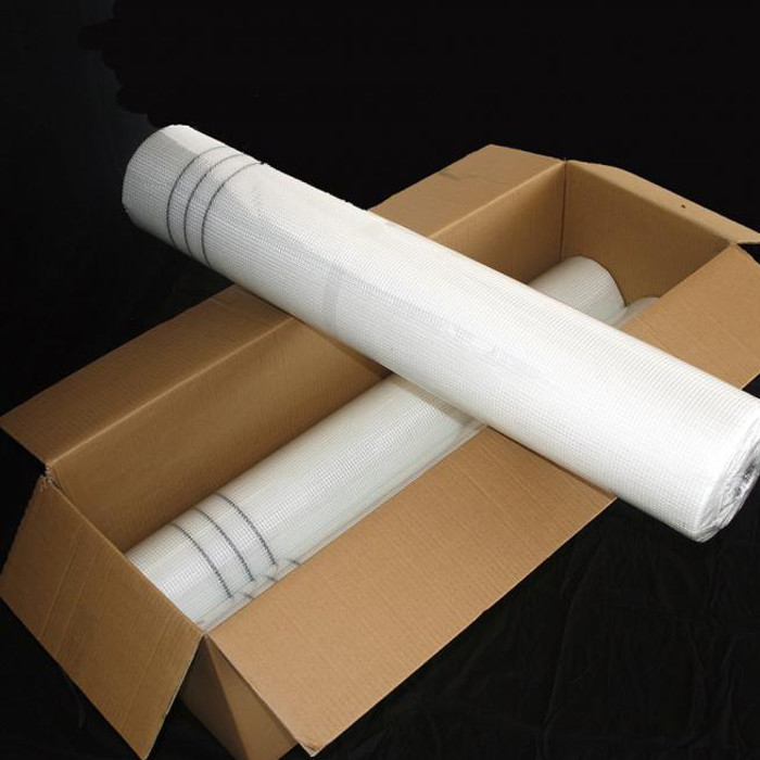 Kare 4 * 4mm Beyaz Cam Lifi Ağı Cam Lifi Alçılık Ağı Rulo Duvar yalıtımı ve onarım için