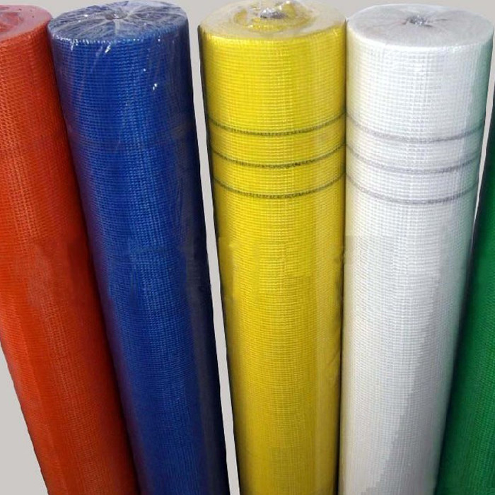 Fiberglass Güçlendirme Ağı Duvar Rulo 1.2m Yeşil Renk 800N Çekim Gücü