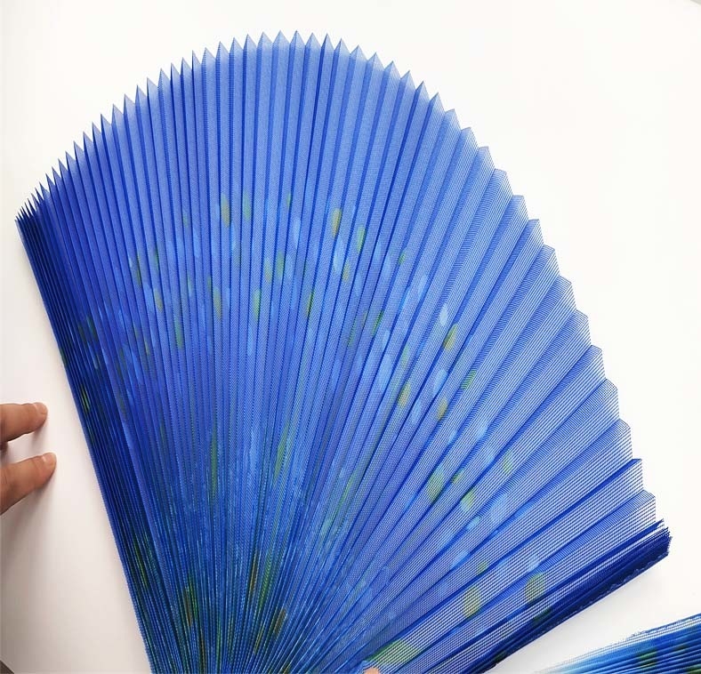 16 20 Mesh Fiberglass Plisse Böcek Ekrani Kat 14-20 mm Pencereler / Kapılar İçin
