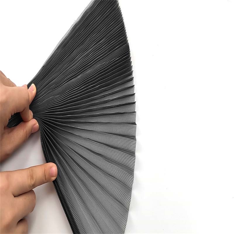 Genişletilebilir 18mm Katlanabilir Yükseklik Pencere ve Kapılar İçin Böcek Karşıtı Plisse Ekranı