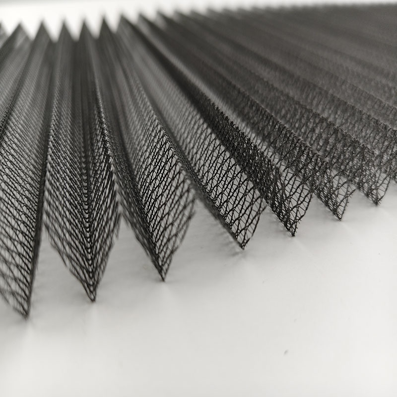 Katlanır Sürgülü Kapı Pencere Sinekliği 45g Polyester Pileli Sinek Teli Plise Genişlik 0.5-3.5m