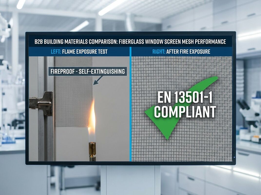 Sivrisinek Böcek Koruması için Fiberglas Pencere Tel Örgü Rulosu | Fabrikadan Toptan Özel Ebatlar