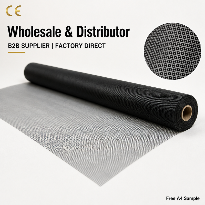 Uluslararası Standartlar tarafından sertifikalandırılmış 135g 22x22 Mesh korozyona dayanıklı dayanıklı sinek ekranı
