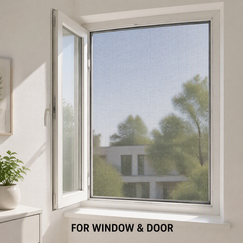 DURABLE 14X14 MESH 80G KARA Yüksek Güçlü Cam Lifi Pencere Ekrani Pencere için ağlı kumaş