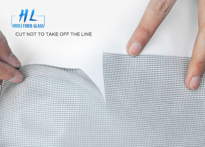 Çift Renkli Kenarlı Özel Fildişi Kahverengi Fiberglas Böcek Ekranı