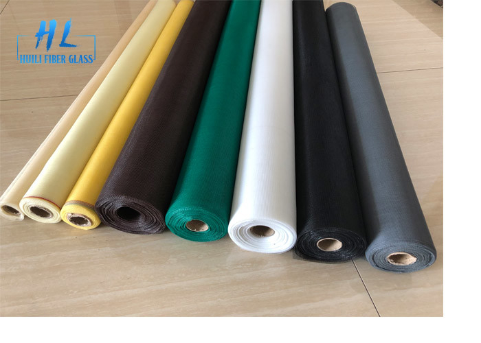 Çift Renkli Kenarlı Özel Fildişi Kahverengi Fiberglas Böcek Ekranı