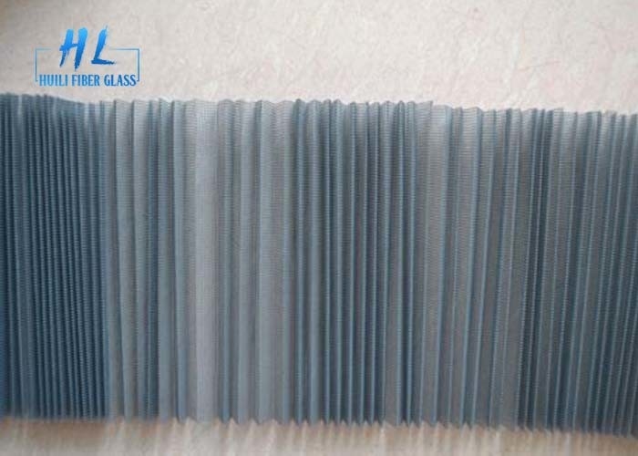 Pencere ve Kapılar için 18mm Katlanabilir Yükseklik 20x20 Mesh UV Direnci Pleiated Böcek Ekranı