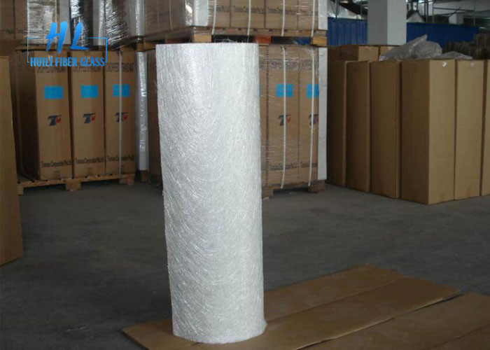 100m Polyester reçine uyumlu E cam Combo türü uygulamaları için parçalanmış iplik paspası