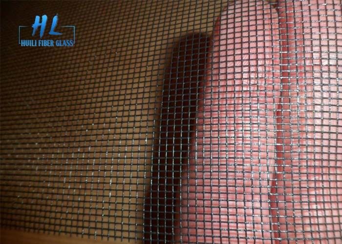 18 * 16 Örgü Boyutu 120g Fiberglas Pencere Ekranı Mesh Siyah Renk