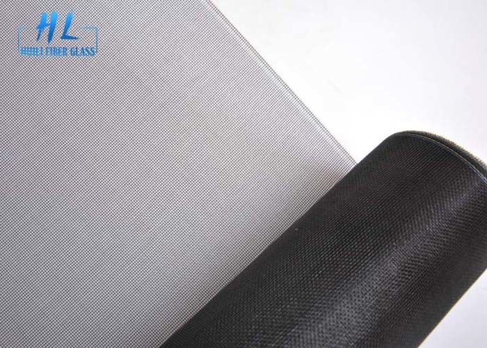 Böcekleri önlemek için 17 * 14 Siyah Renkli PVC Kaplamalı Fiberglas Cibinlik