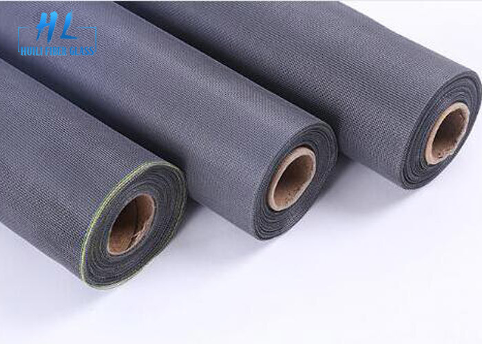 Böcekleri önlemek için 17 * 14 Siyah Renkli PVC Kaplamalı Fiberglas Cibinlik