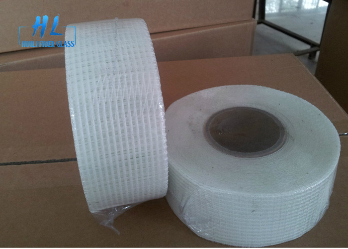 Alkaliye Dayanıklı Kendinden Yapışkanlı Fiberglas Bant C - Cam İplik Tipi 50mm Genişlik