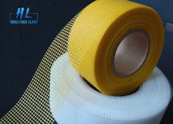 Alkali Dirençli Düz Düğümlü Cam Elyaf Bantı Uzunluğu 50m 500°C'ye Kadar Isıya Dirençli