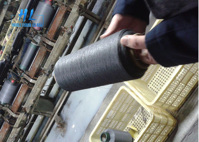İyi Yumuşaklık ile Kırmızı Renk PVC Kaplı Fiberglas İplik Isıya Dayanıklı