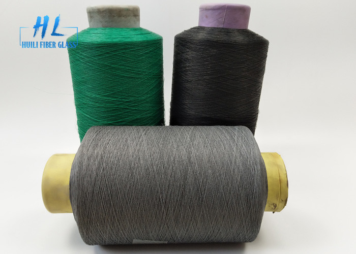 PVC kaplı uygulamalar için özel 0.2mm cam lif püskürtülen kaygan karton ipliği