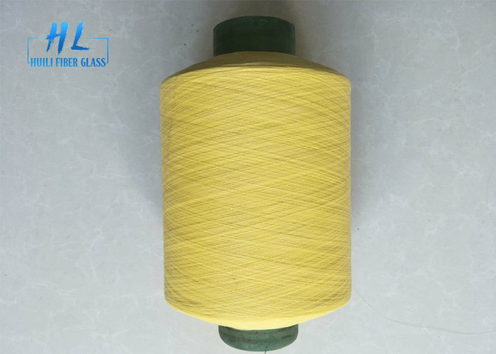 Özel PVC kaplı E cam lif cam iplik 0.2mm çaplı Özel işleme hizmeti için 34 Tex 1/0