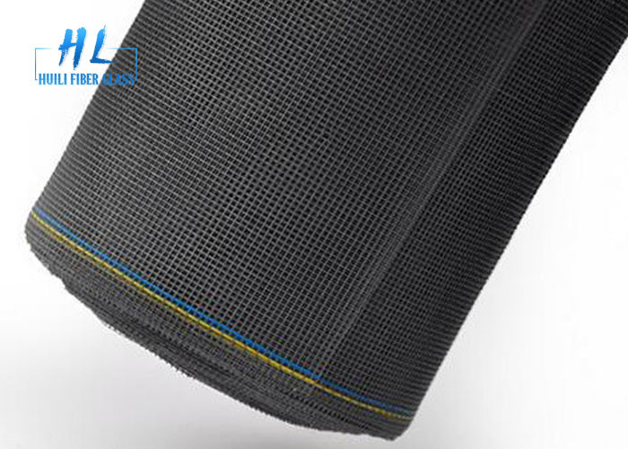 Siyah Sivrisinek Geçirmez 18 * 16 120g Standart Fiberglas Pencere Ve Kapı İçin Böcek Ekran