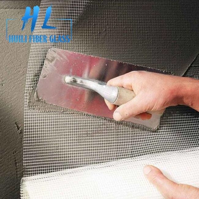 5x5mm 80GSM 60GSM Fiberglas Ürünleri Kumaş Alkali dayanıklı Fiberglas Mozaik Için Örgü Ruloları