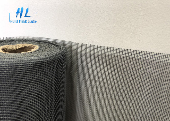 120g 18 * 16 Pencere ve Filtre İçin Yanmaz Gri Renkli Fiberglas Cibinlik