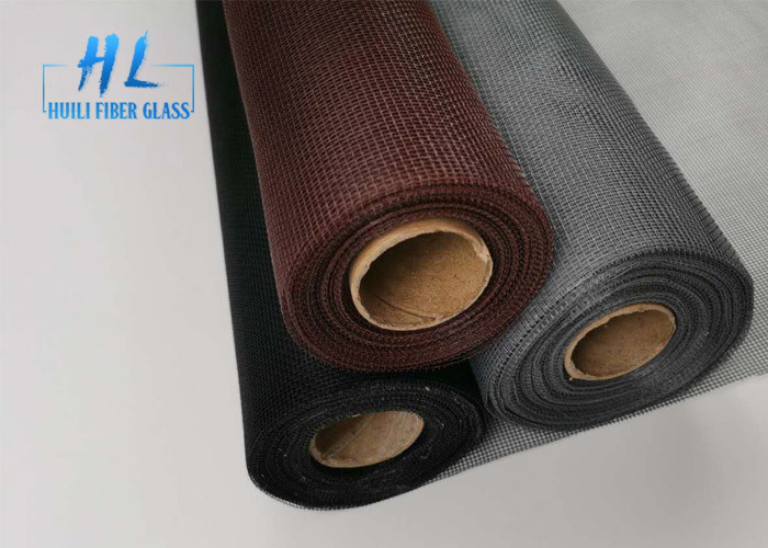 Ev ve ticari kullanım için 0.25 mm iplik çaplı kapalı Selvedge Cam Elyaf Böcek Ekrani