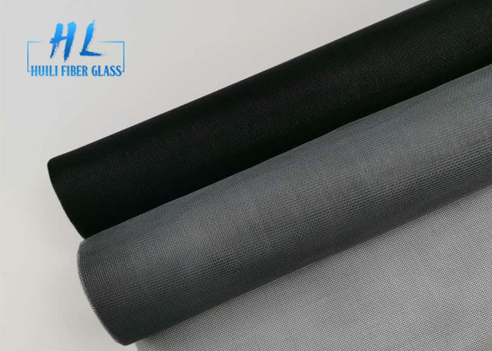 Siyah Gri Renkli 30m Rulo başına Fiberglas tel örgü, Windows için