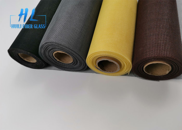 17 * 14 Windows için Fildişi Renkli PVC Kaplamalı Fiberglas Cibinlik