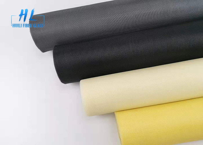 Fildişi rengi, hindistan pazarı için fiberglas pencere ekran, iyi gerilme ile düşük fiyat, fabrika doğrudan