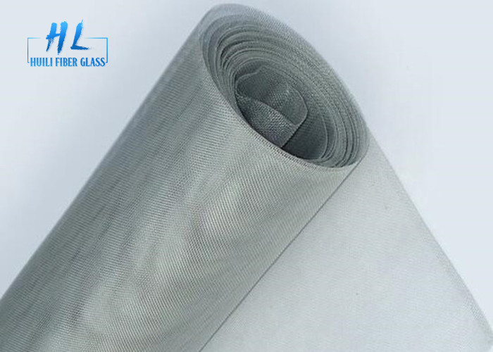 UV Dirençli Cam Lifi Sivrisinek Ağı Ruloları Plain Weave 18*16 / 20*20 Su geçirgen Ağı