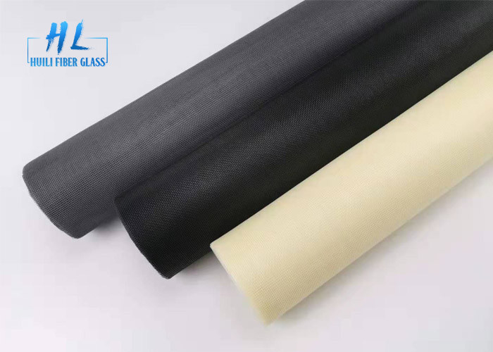 17 * 14 17 * 15 Windows ve Kapılar İçin Siyah Renkli Fiberglas Sivrisinek Kafesi