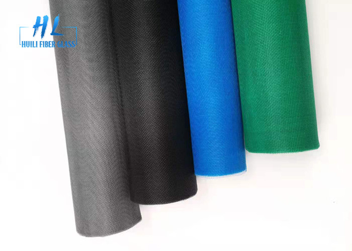 Windows için Kullanılan Farklı Renk 17 * 15 Mesh 115g Fiberglas Cibinlik