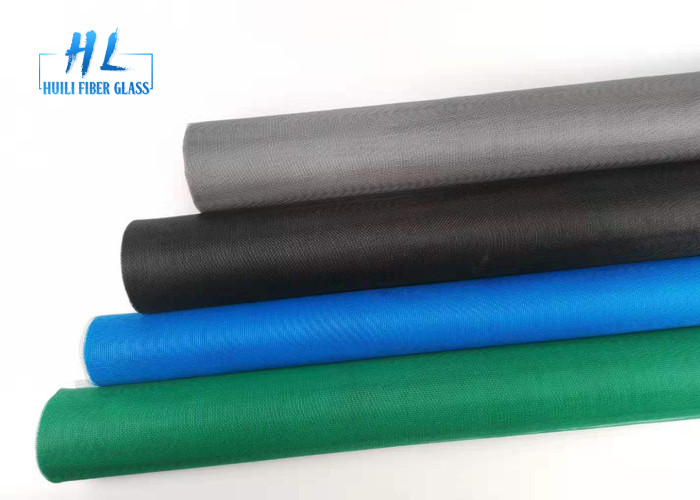 Windows için Kullanılan Farklı Renk 17 * 15 Mesh 115g Fiberglas Cibinlik