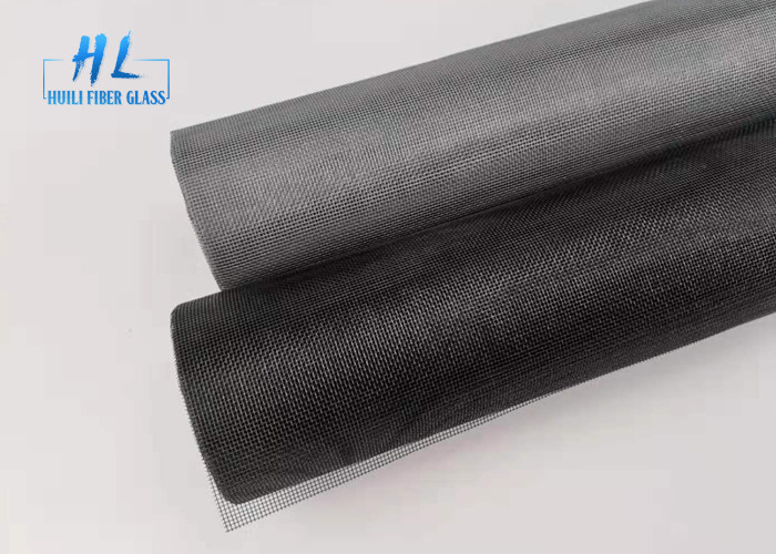 18 * 16 Örgü Siyah Gri Sarı Fiberglas Kapılar Için Cibinlik