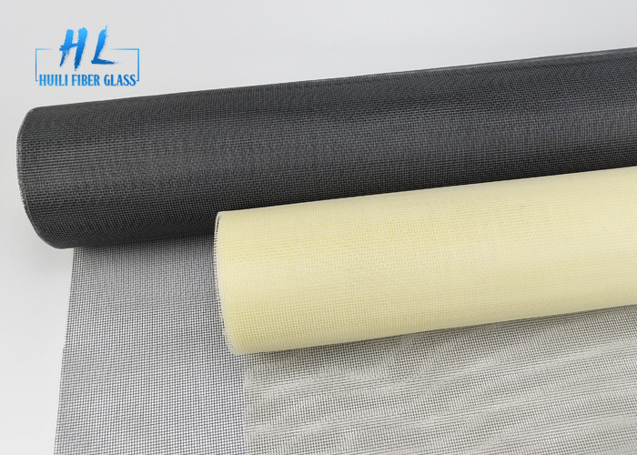 Yangına dayanıklı Fiberglas böcek Ekran 20x20 Örgü Gri Renk