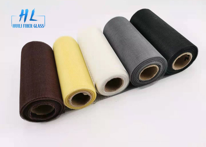 Huili Marka 14 * 10 Nijerya Pazarına Gri Renkli Fiberglas Böcek Ekranı
