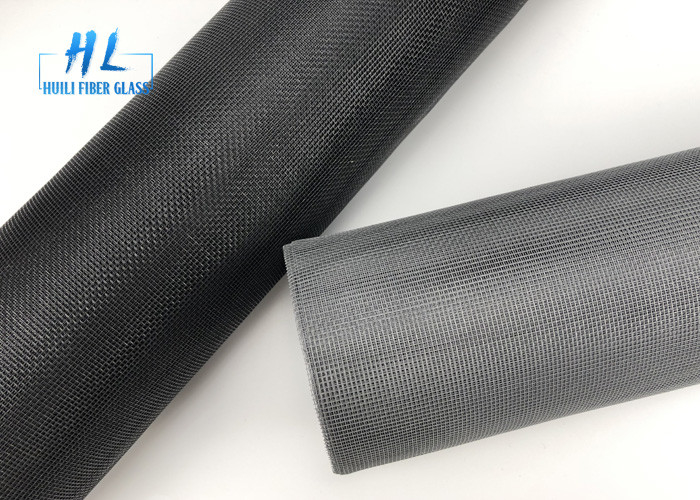 48ft * 100ft PVC Kaplamalı 105g Fiberglas Sivrisinek Örgü Siyah Renk 18 * 16