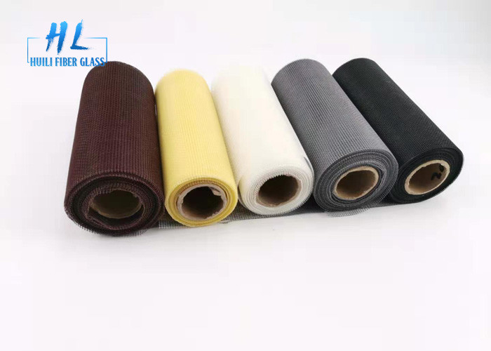 3ft 4ft 5ft * 100ft Kahverengi Renkli Fiberglas Pencere Ekranı İçin Sivrisinek Mesh