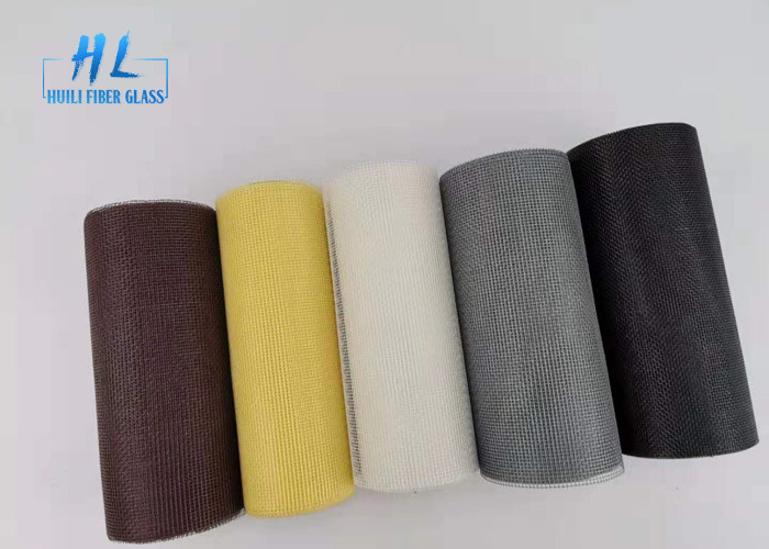 3ft 4ft 5ft * 100ft Kahverengi Renkli Fiberglas Pencere Ekranı İçin Sivrisinek Mesh