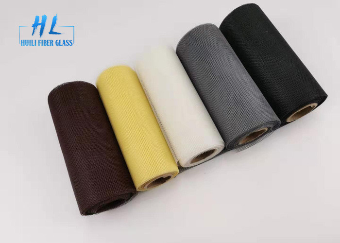 3ft 4ft 5ft * 100ft Kahverengi Renkli Fiberglas Pencere Ekranı İçin Sivrisinek Mesh
