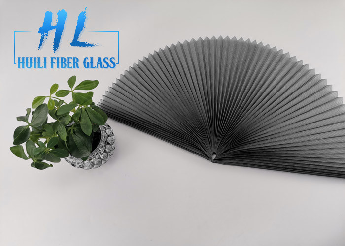 Sürgülü Pencere Ve Kapılar İçin 80 Gsm Polyester Pileli Mesh Katlanır Pencere Ekranı