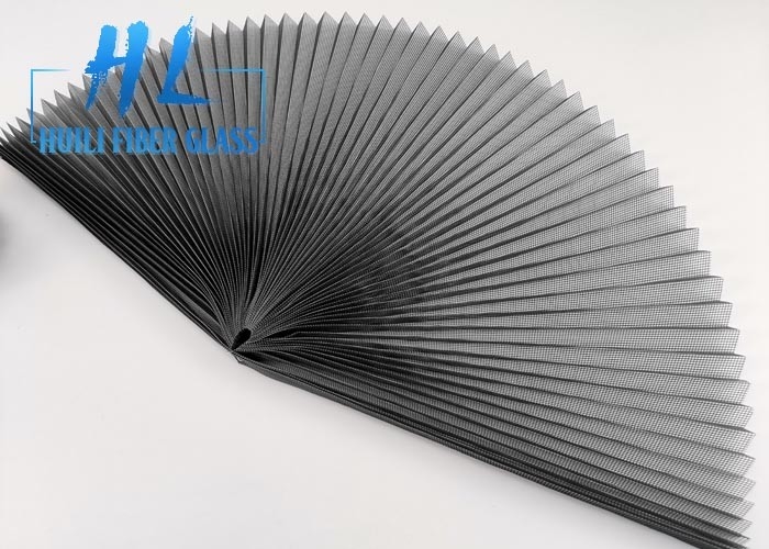 Sürgülü Pencere Ve Kapılar İçin 80 Gsm Polyester Pileli Mesh Katlanır Pencere Ekranı