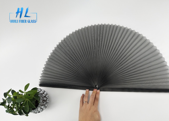 Siyah ve Gri Renk ile Anti Sivrisinek Polyester Katlanabilir Pencere Ekranı