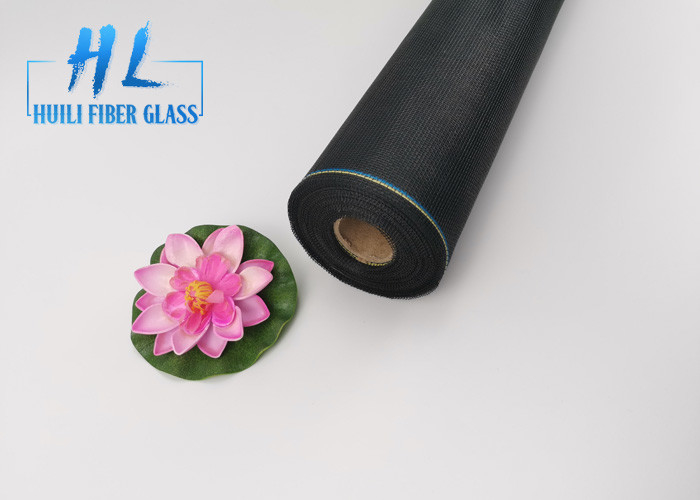 Düz Dokuma Windows İçin 48 İnç Fiberglas Böcek Ekran Siyah Renk
