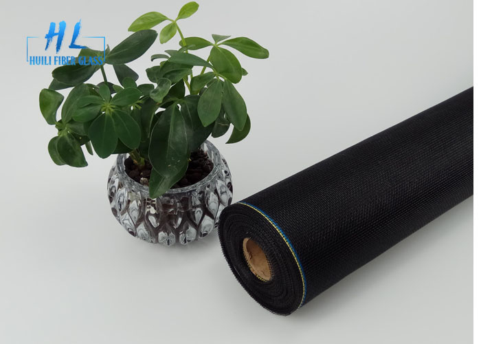 90G 110G 18 * 16 Fiberglas Böcek Pencereli Ekran Gri Veya Siyah Renkli
