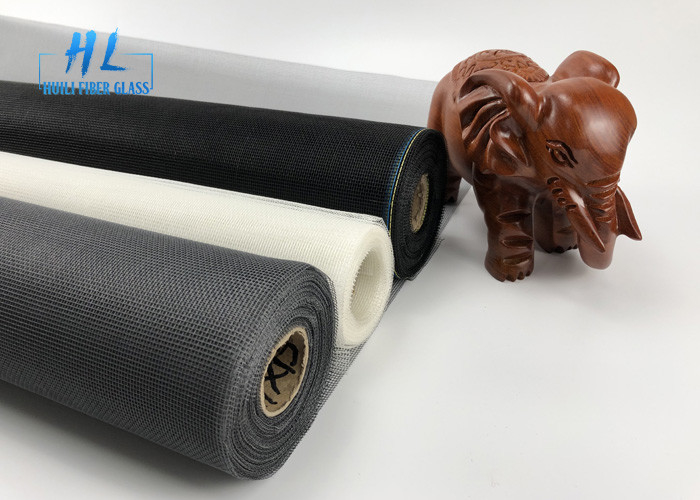 Siyah Gri Beyaz Cam Elyafı Yüzey Yatak Su geçirmez Toz geçirmez Yangına dayanıklı Plain Weave Mesh 18*16