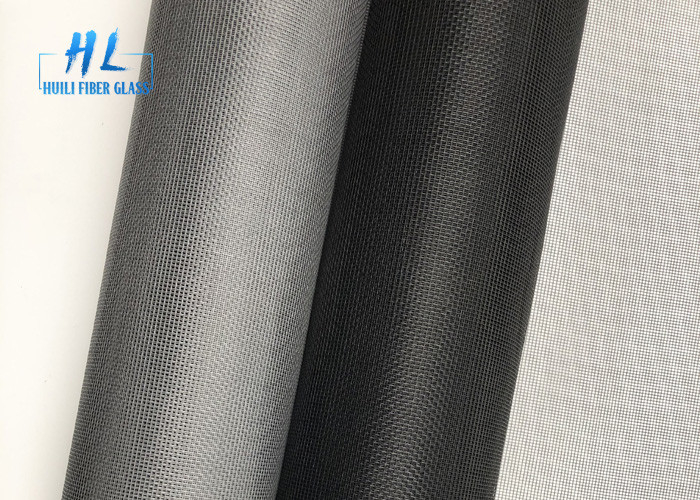 Ateşe dayanıklı PVC kaplı cam lif sivrisinek ağı Güçlü UV korumalı pencere ekranı için