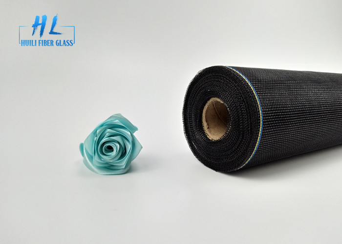 PVC Kaplı 17 * 14 Mesh 110G Siyah Renkli İnce Pencere Ekranı