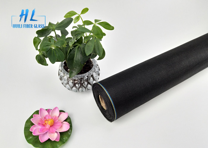 PVC Kaplı 17 * 14 Mesh 110G Siyah Renkli İnce Pencere Ekranı