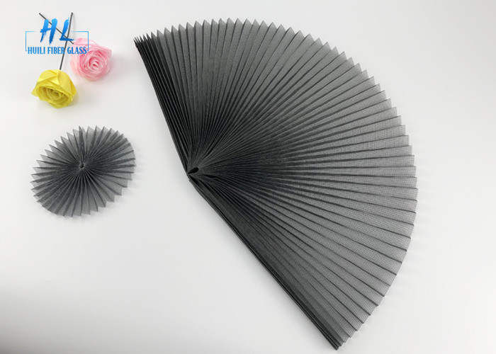 Sürgülü Pencere İçin Polyester 18mm Gri Plisse Sineklik 2.4m X 30m
