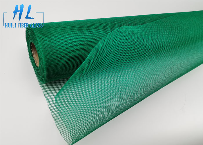 Yeşil Renkli 17 * 15 / İnç Mesh Fiberglas Sivrisinek Mesh Pencere Netleştirme